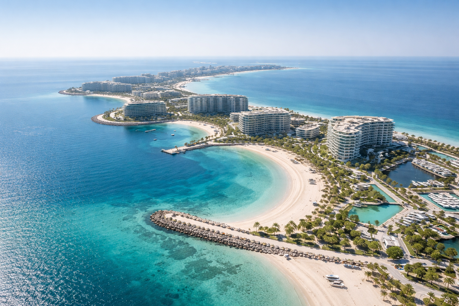 Al Marjan Island development in Ras Al Khaimah — emerging business and lifestyle destination